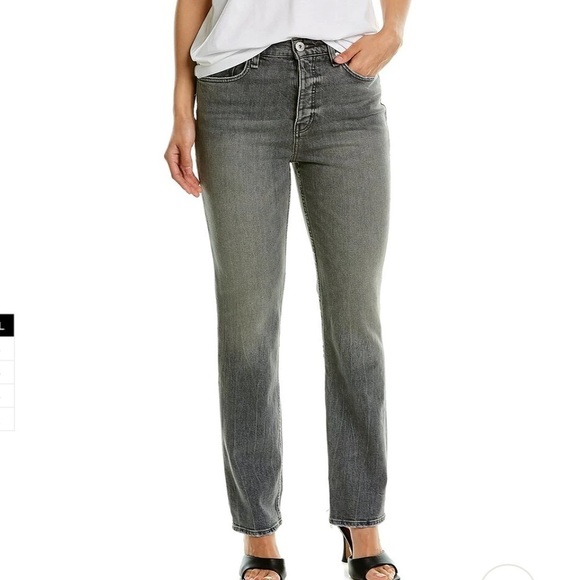 Hudson Holly High-Rise Straight Jeans - Picture 14 of 15